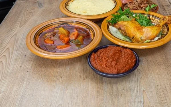 Couscous cuisse de poulet en sauce - O délices couscous